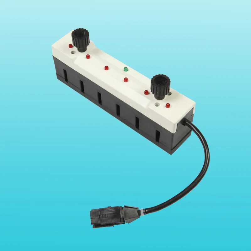 How does the warp stop electrical box control the operation of the loom?