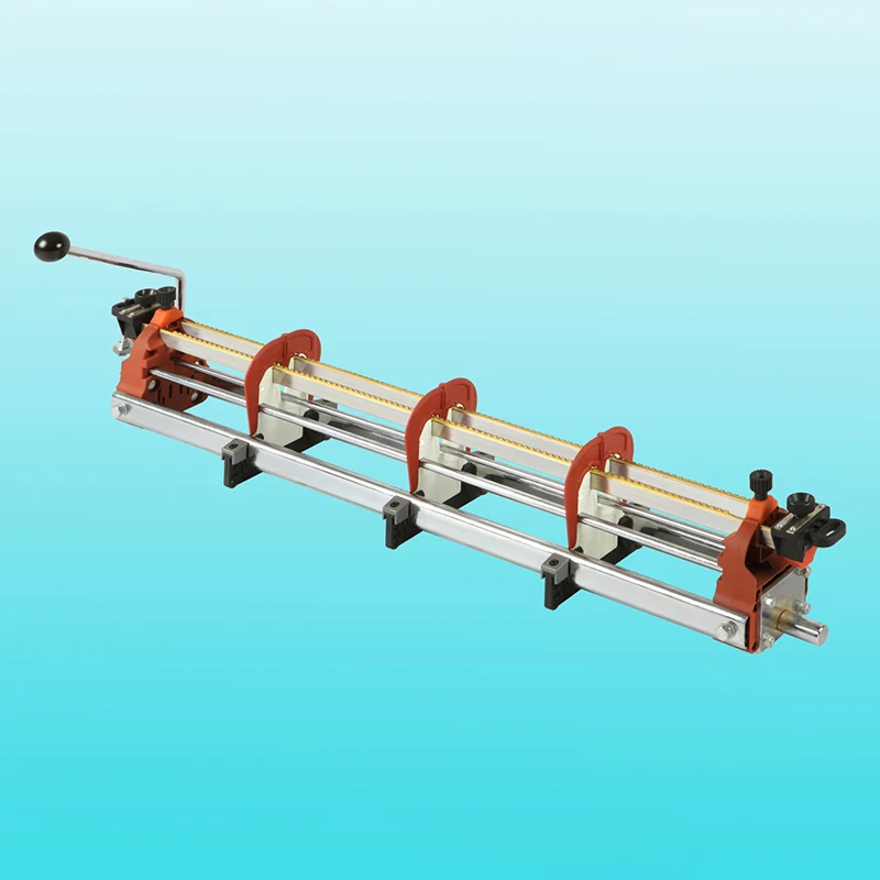 Where is the universal 8-row warp stop device used in shuttleless looms?